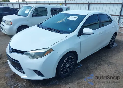 2015 Toyota Corolla Le из США, поврежденный, VIN 5YFBURHE9FP352719